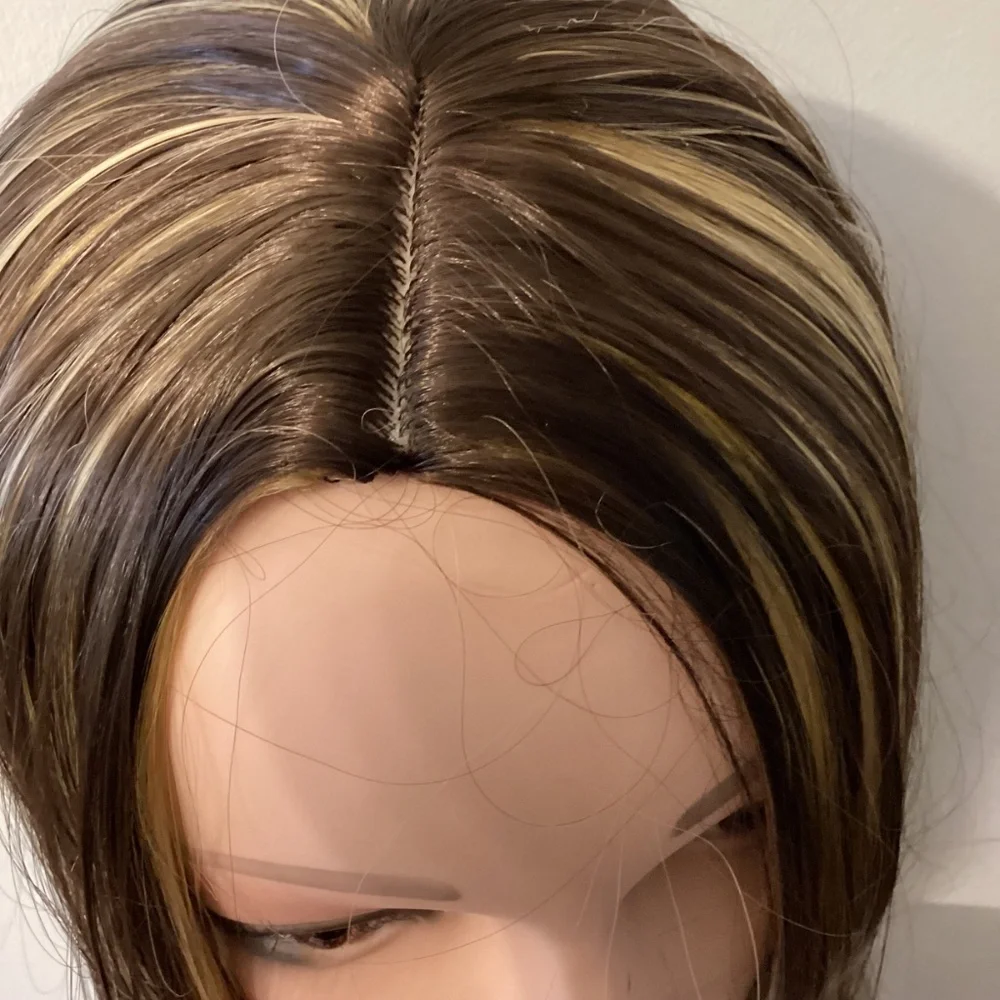 Synthetic Wig Highlights  ( Color: Mixed)